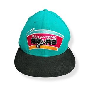 New Era Hardwood‎ Classics San Antonio Spurs 7 1/4 Fitted Hat Cap Unisex Adult *